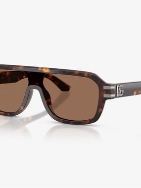 Dolce & Gabbana Womens Tortoiseshell Sunglasses - Brown Lenses